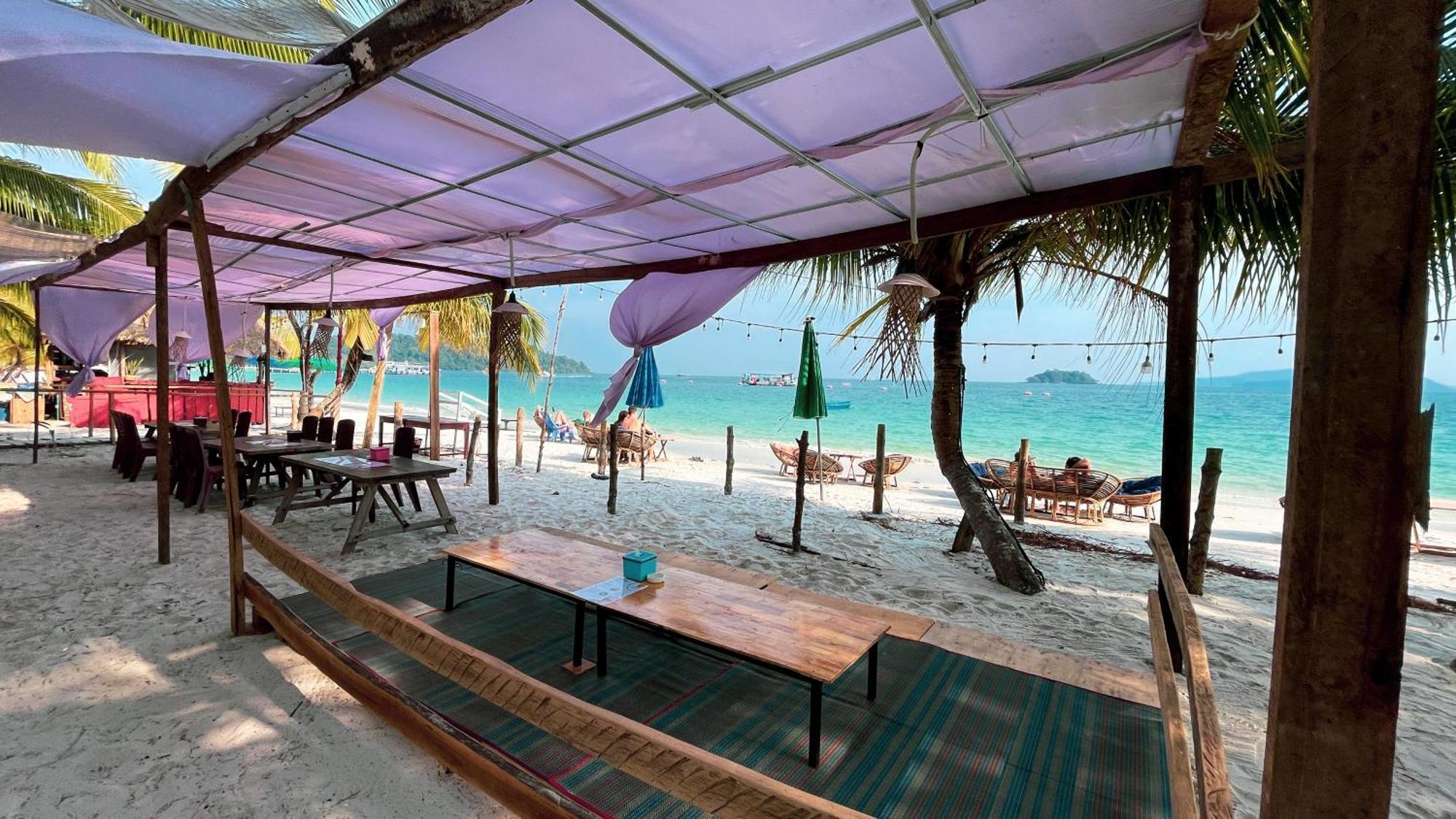 Koh Rong Beach Hostel And Bungalows Kaoh Touch Exterior foto