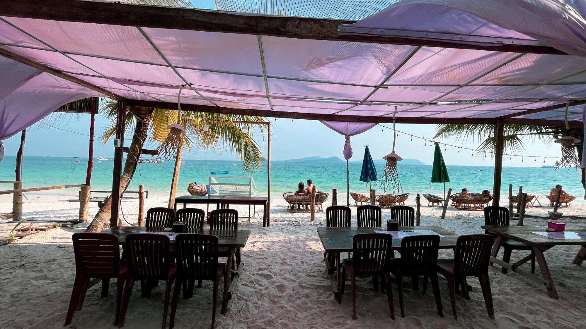 Koh Rong Beach Hostel And Bungalows Kaoh Touch Exterior foto
